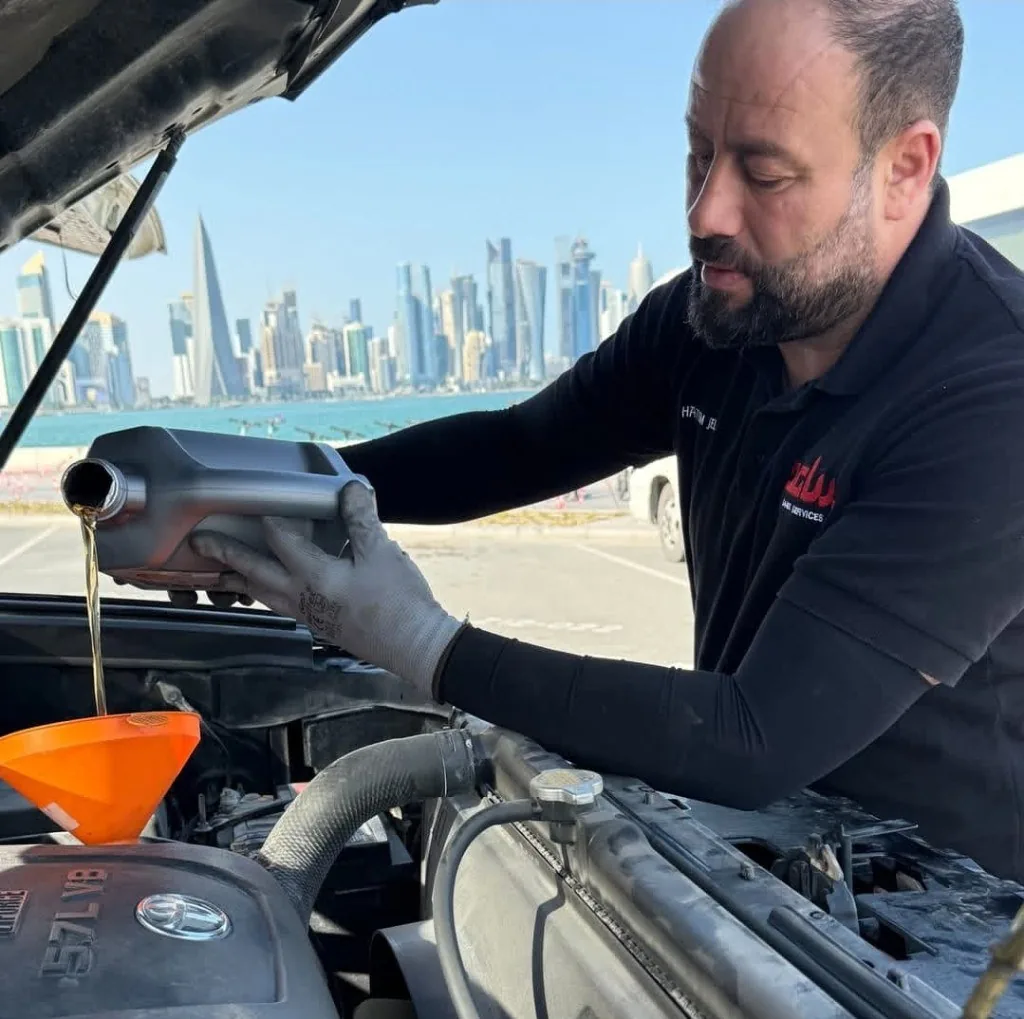 Oil change workshop